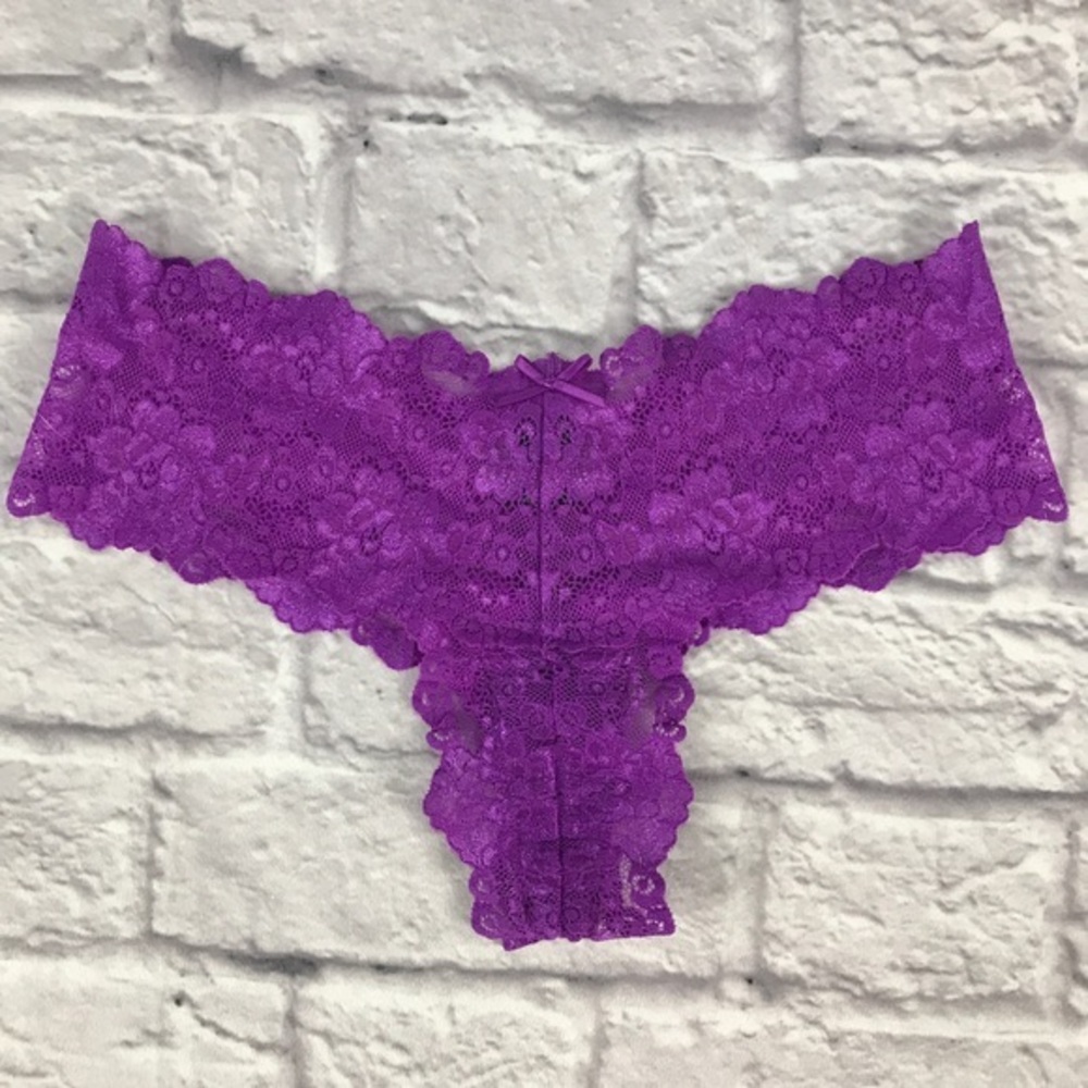 Y2k Glam Sexy Little Things Lace Tanga Brazilian‎ Victoria’s Secret NWOT CTRR